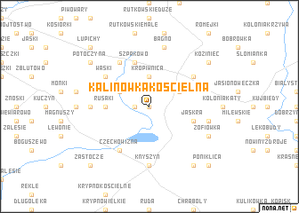map of Kalinówka Kościelna
