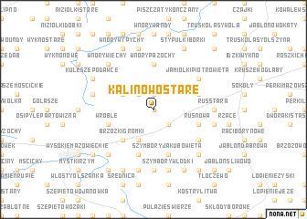 map of Kalinowo Stare