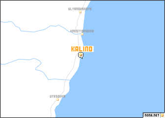 map of Kalino