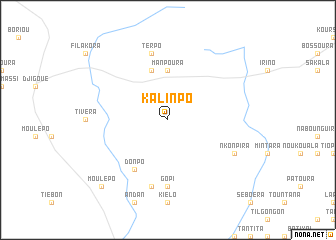 map of Kalinpo