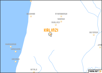 map of Kalinzi