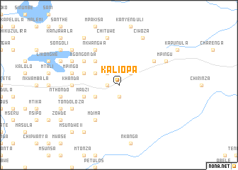 map of Kaliopa