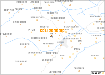 map of Kalí Panagía