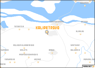 map of Kalipetrovo