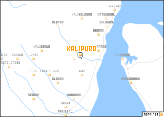 map of Kalipuro