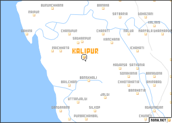 map of Kālīpur