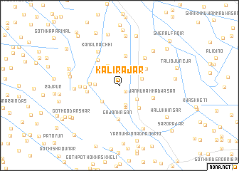 map of Kali Rājar