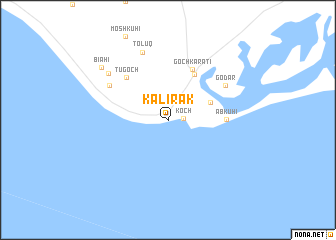 map of Kalīrak