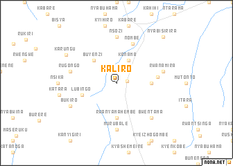map of Kaliro