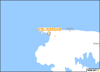 map of Kalisangka