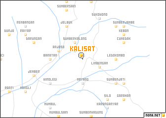 map of Kalisat