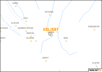 map of Kalisat
