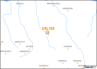 map of Kalisa