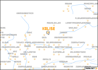 map of Kališe