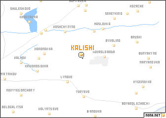 map of Kalishi