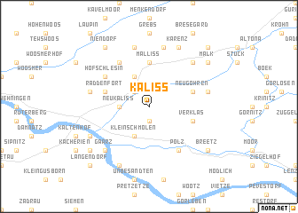 map of Kaliß