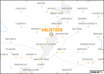 map of Kalistovo