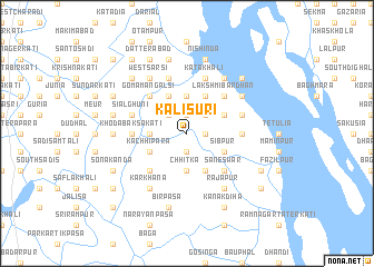 map of Kālīsuri