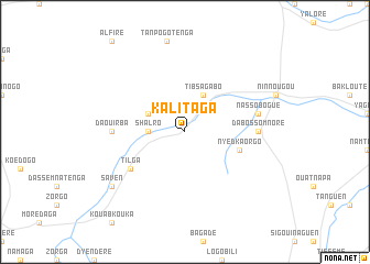 map of Kalitaga