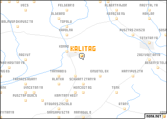 map of Kálitag