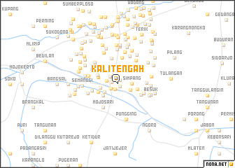 map of Kalitengah