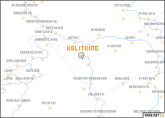 map of Kalitkino