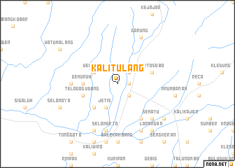 map of Kalitulang