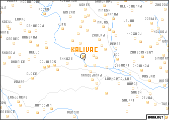 map of Kalivaç