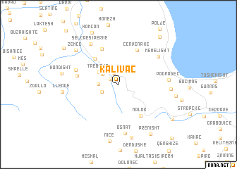 map of Kalivaç