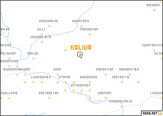 map of Kalíva