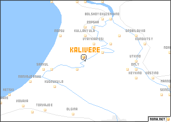 map of Kalivere