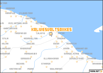 map of Kalíves Valtsaíikes