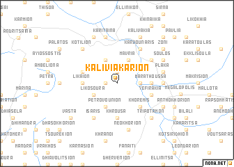 map of Kalívia Karión