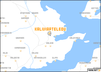 map of Kalívia Pteleoú