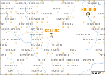 map of Kalívia