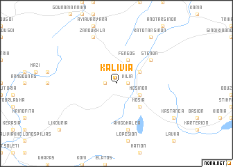 map of Kalívia