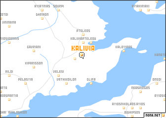 map of Kalívia