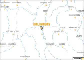 map of Kaliwadas