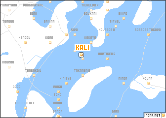 map of Kali