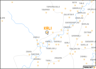 map of Kali