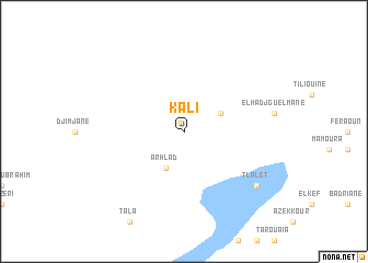 map of Kali