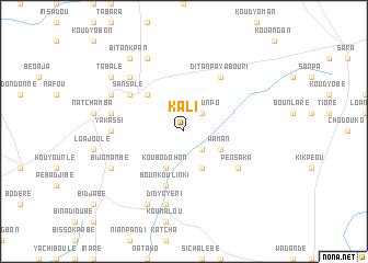 map of Kali