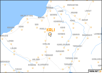 map of Kali