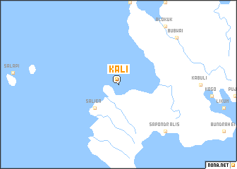 map of Kali