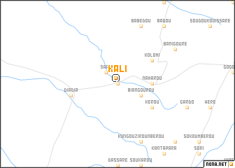 map of Kali