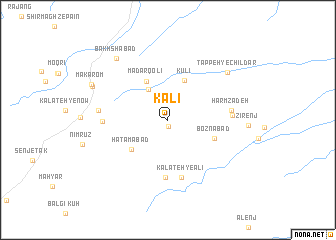 map of Kalī