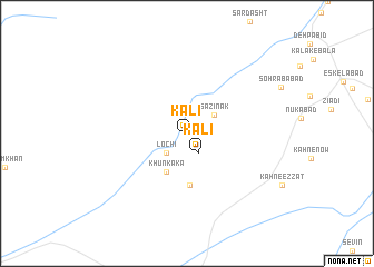 map of Kalī