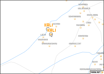 map of Kalī