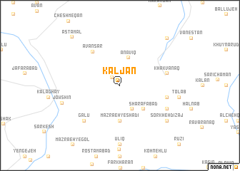 map of Kāljān