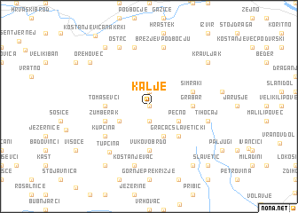 map of Kalje